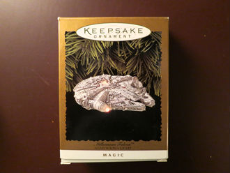 The 1996 Hallmark Millennium Falcon Box Front Cover
