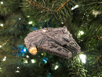 The 1996 Hallmark Millennium Falcon Ornament