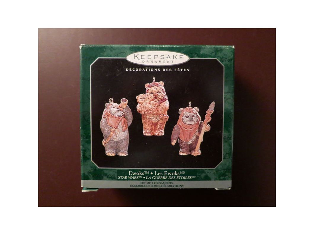 The 1997 Hallmark The Ewoks Ornaments Box Front Cover