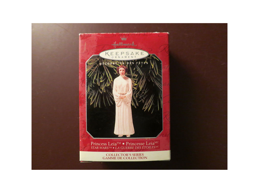 The 1997 Hallmark Princess Leia Ornament Box Front Cover